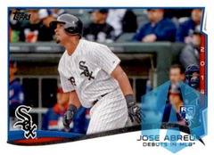 Jose Abreu 2014 Topps Update Highlights Checklist Rookie Card #US-100